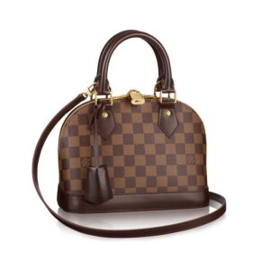 L.*V Alma, Damier Ebene Canvas, Miniature Bag, Luxury Handbag, Designer Bag