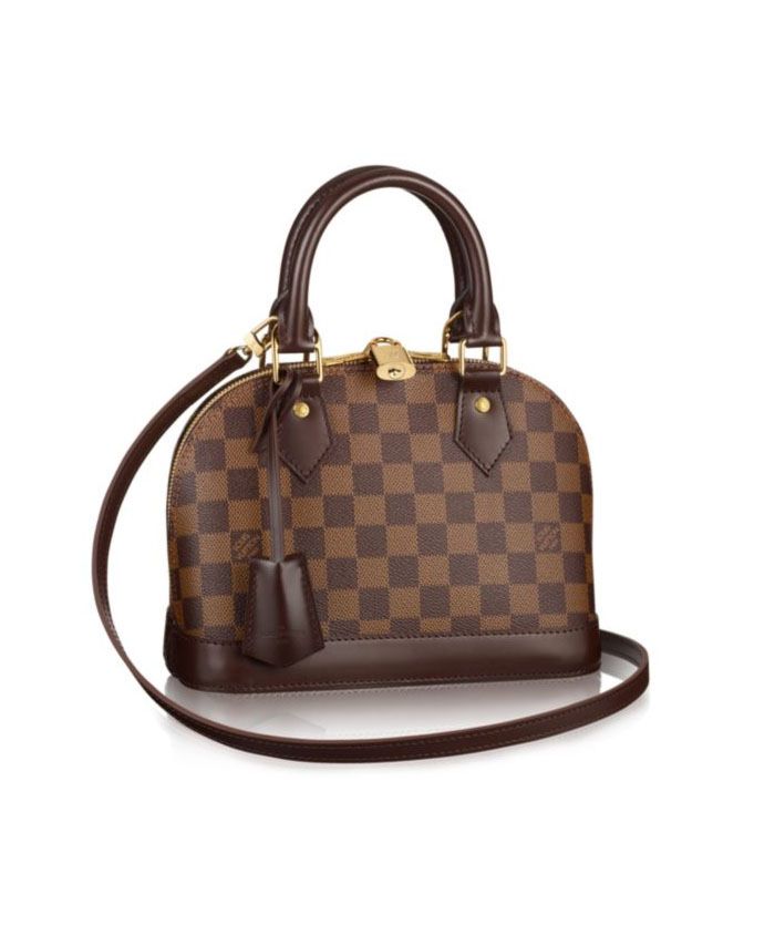 L.*V Alma, Damier Ebene Canvas, Miniature Bag, Luxury Handbag, Designer Bag