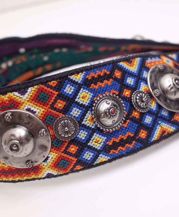 Di.ar Di.ar Fiesta Strap, Multicolored Embroidered Strap, Designer Shoulder Strap