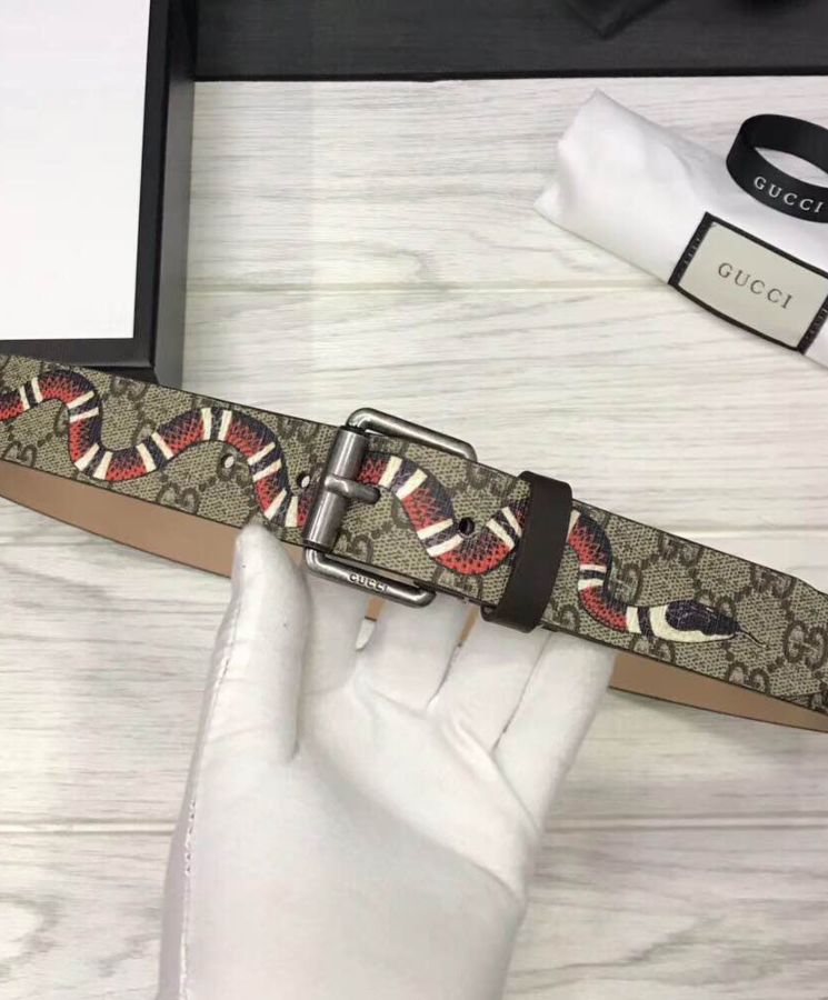 G.U.C.C Snake print, GG Supreme Belt, Alessandro Michele, GG Supreme canvas