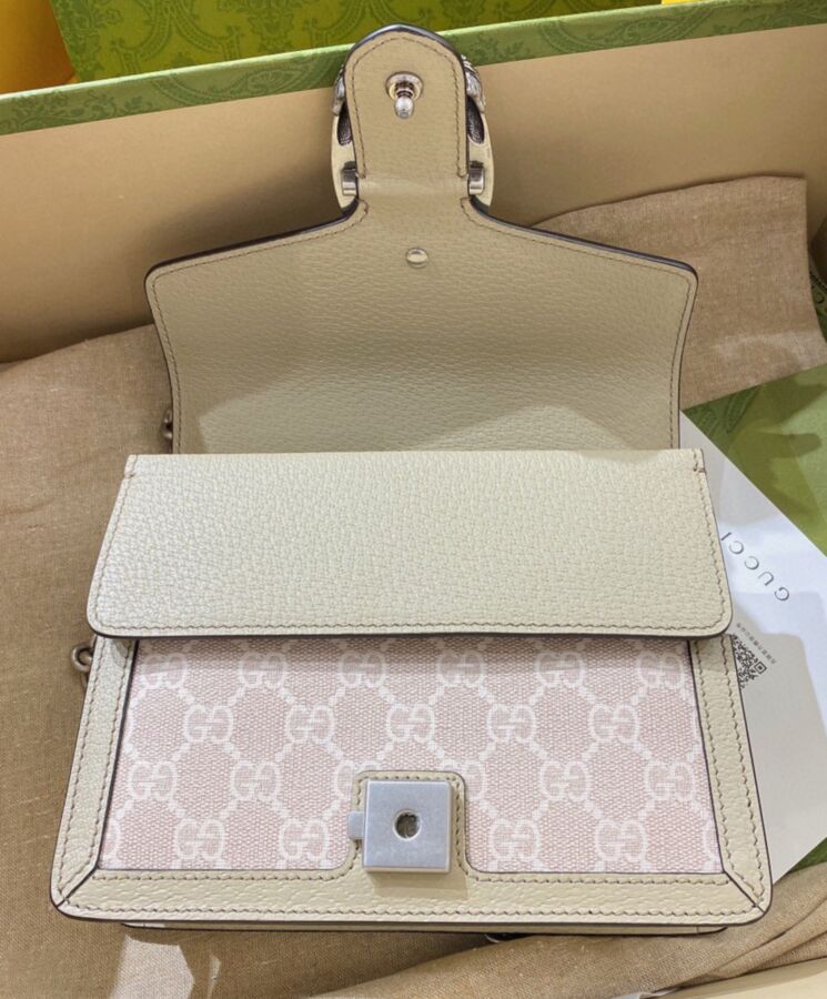 G.U.C.C Dionysus GG Mini Bag Cream