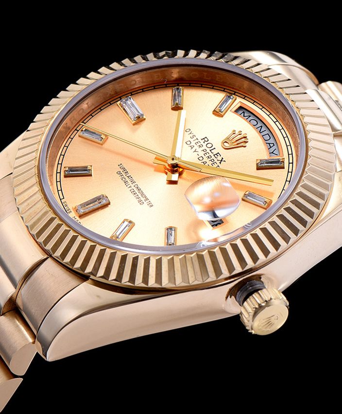 Ro.le.x Men s Automatic President Watch Golden