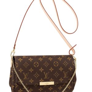 L.*V Monogram, Luxury Handbag, Monogram Favorite M40718 Brown