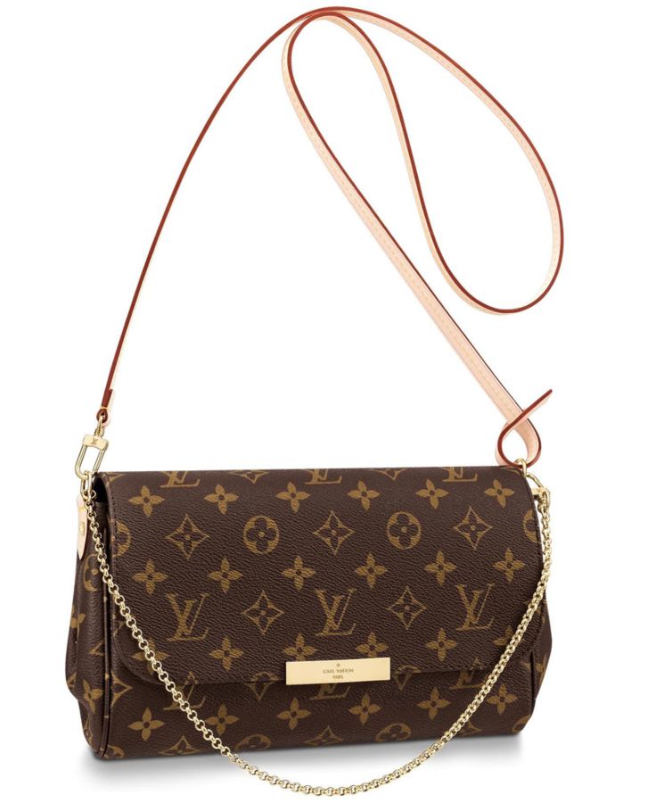 L.*V Monogram, Luxury Handbag, Monogram Favorite M40718 Brown