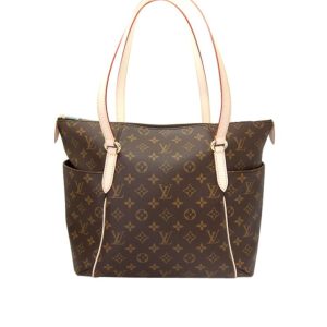 L.*V Monogram, Luxury Handbag, Batignolles M51263 Brown, Designer Accessories, High-Quality Canvas Bag