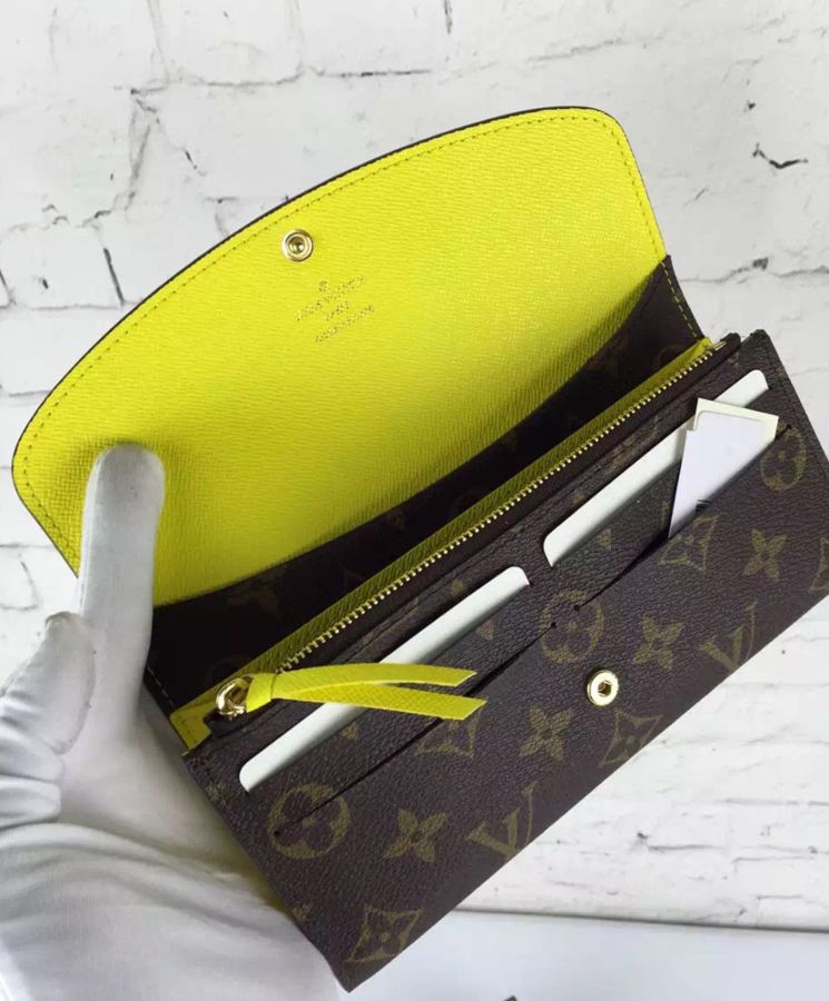 L.*V Emilie Wallet M61535 Yellow