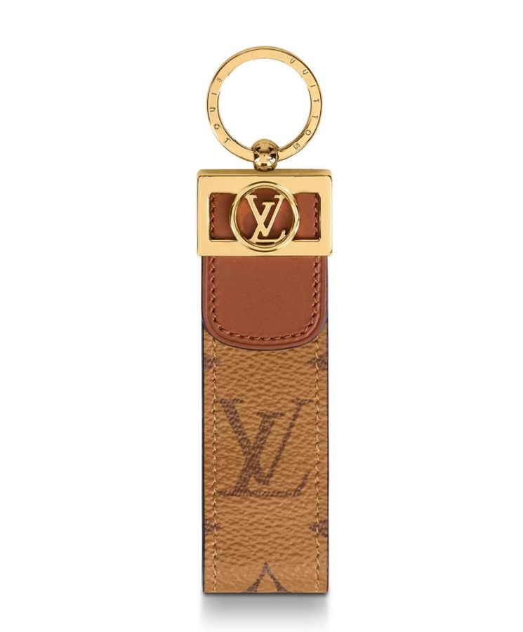 L.*V Dauphine Dragonne Key Holder M69313 Apricot