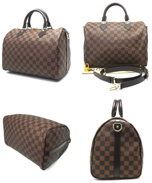 L.*V Damier Speedy N41183 Brown