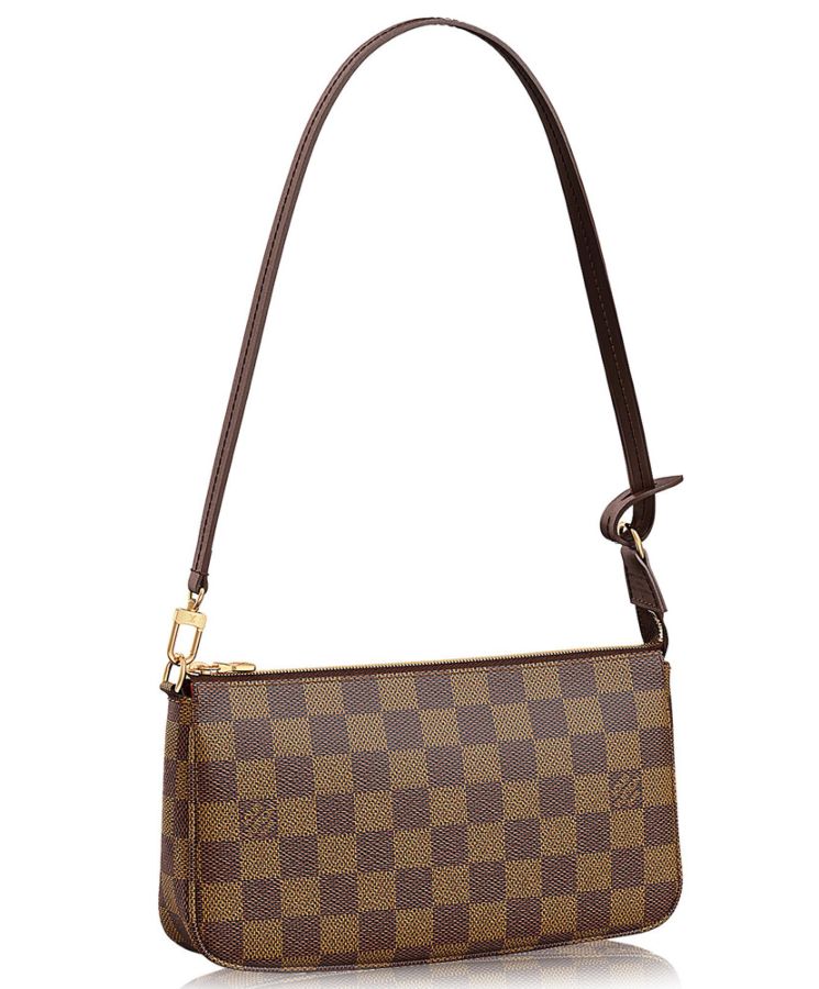 L.*V Damier Pochette Accessories N41206 Brown