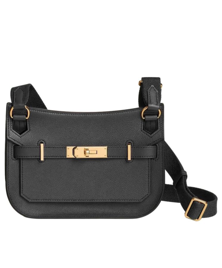 Her..mes Jypsiere Mini Bag Black