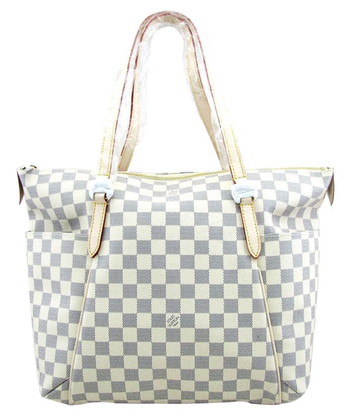 L.*V Damier Totally N51261 White