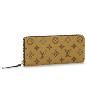 L.*V Clemence, Clemence Wallet, Monogram Reverse Canvas, Luxury Wallet