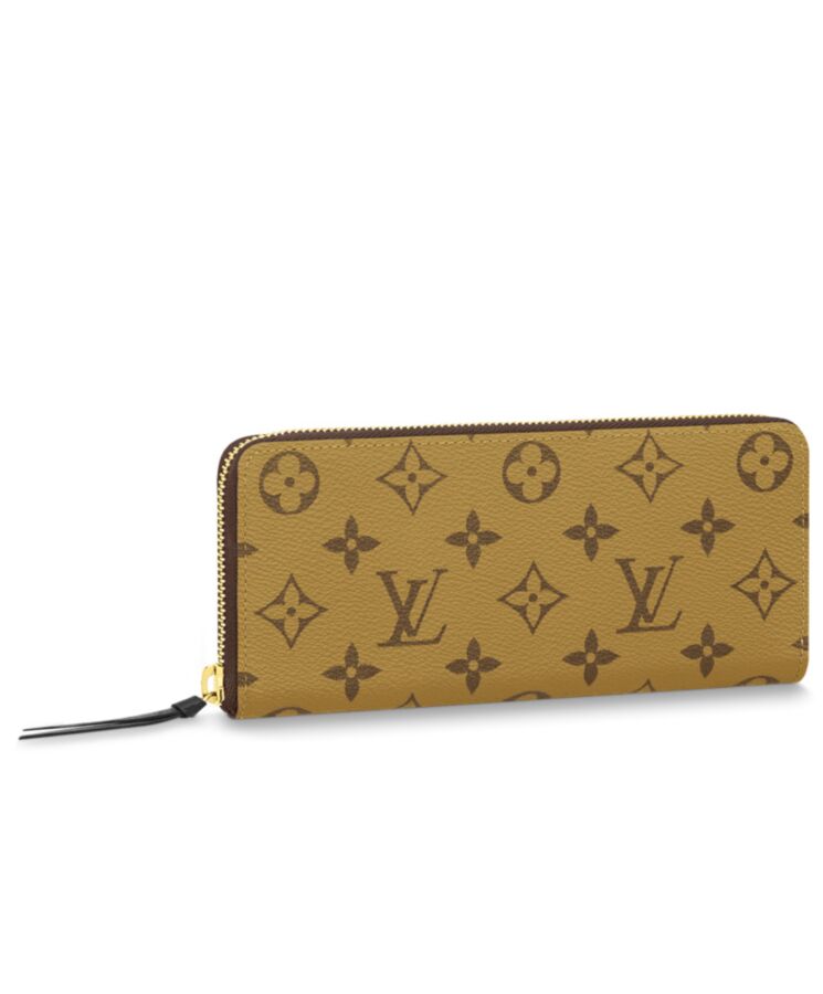 L.*V Clemence, Clemence Wallet, Monogram Reverse Canvas, Luxury Wallet