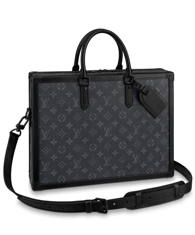 L.*V Soft Trunk Briefcase M44952 Black