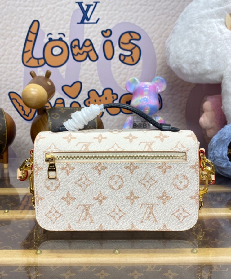 L.*V Pochette Metis East West M46914 Cream