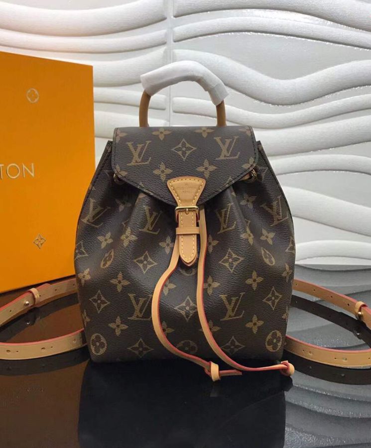 L.*V Montsouris, Monogram Canvas Backpack, Luxury Backpack, Winter 2020 Fashion, Designer Backpack