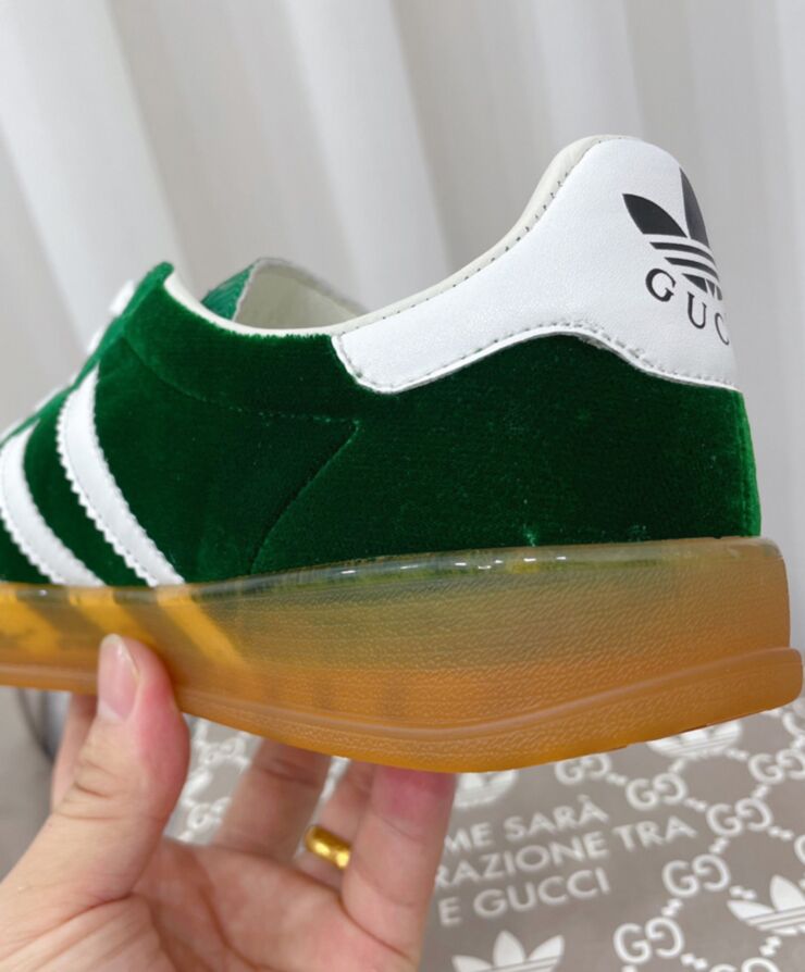 G.U.C.C x Adi.da.c Unisex Gazelle Sneaker Green