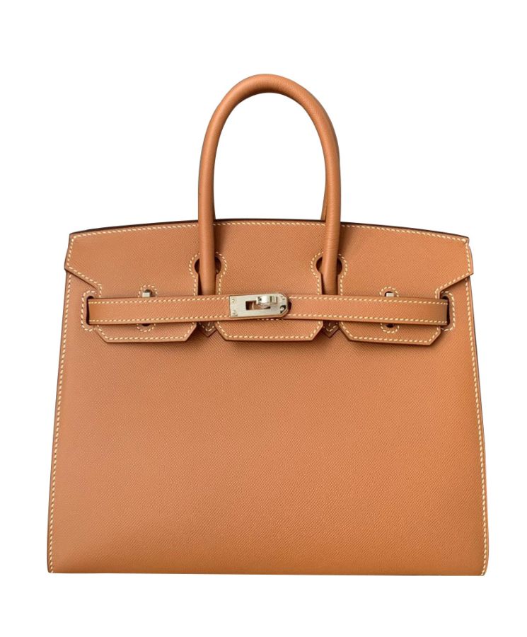 Her..mes Birkin 25 Bronze Epsom Light Coffee