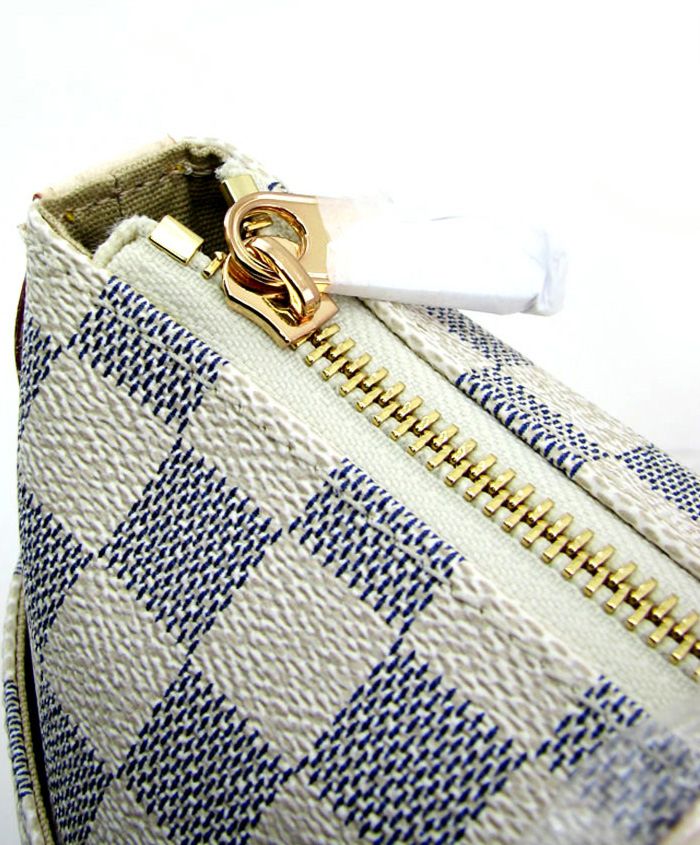 L.*V Damier Totally N51261 White