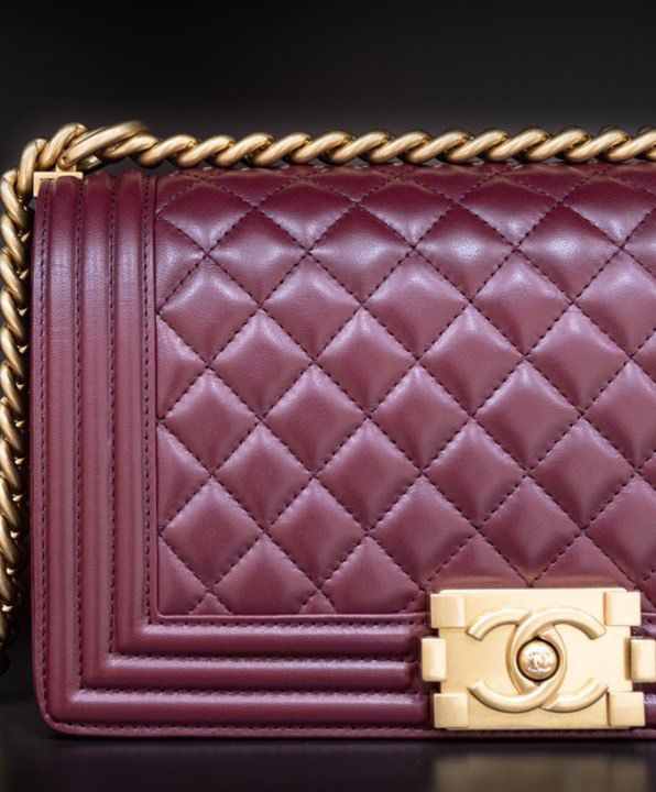 Cha.nel Lambskin Medium Boy Bag, Cha.nel A67086, Luxury Leather Handbag, Cha.nel quilted leather bag