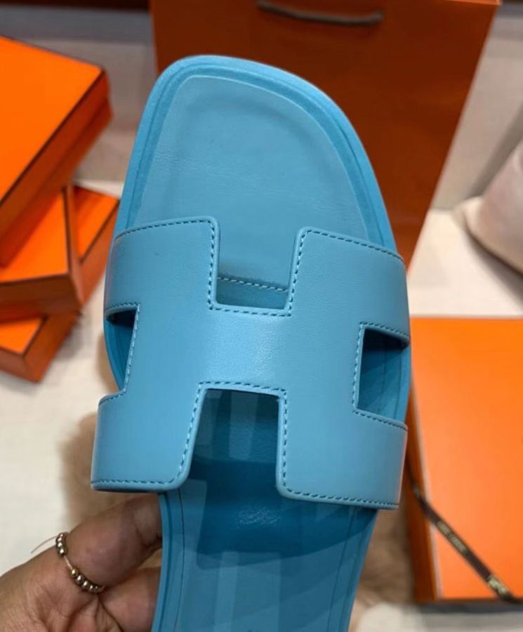 Her..mes Oran Sandal Light Blue