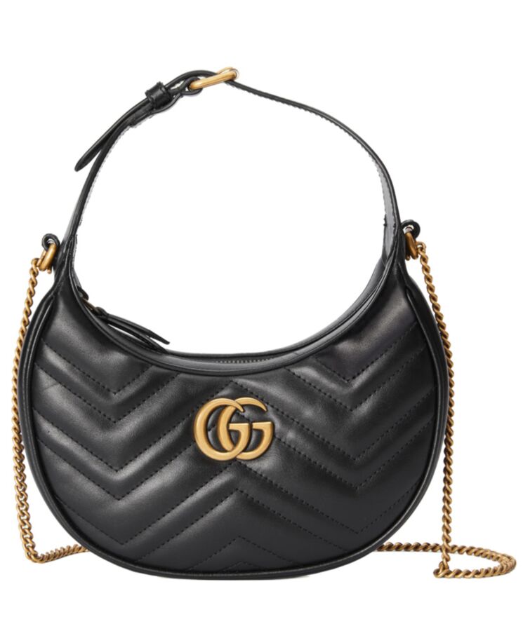 G.U.C.C GG Marmont Half-moon-shaped Mini Bag