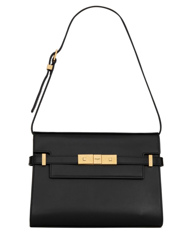 Saint.Lau.rent Manhattan Small Shoulder Bag 675626 Black