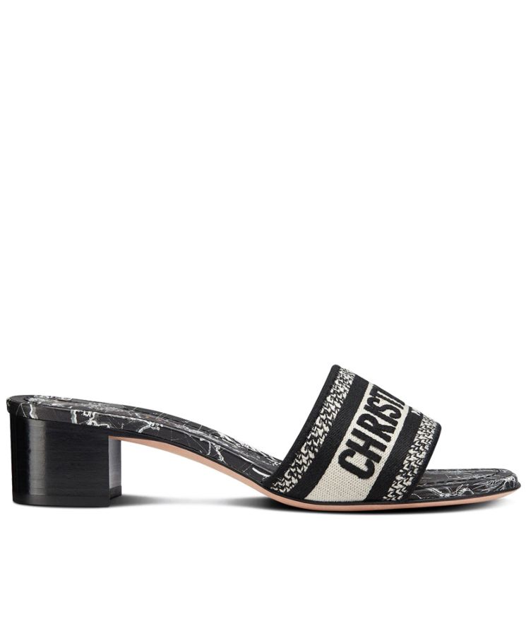 Di.ar Women’s Dway Heeled Slide Black