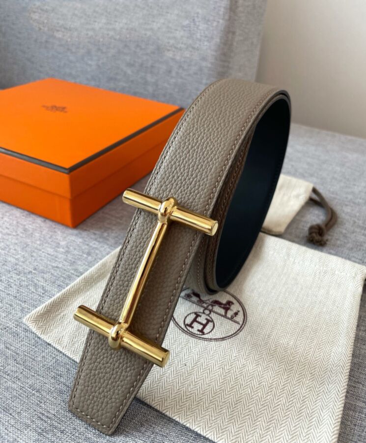 Her..mes H D’ancre Belt Buckle & Reversible Leather Strap 38mm