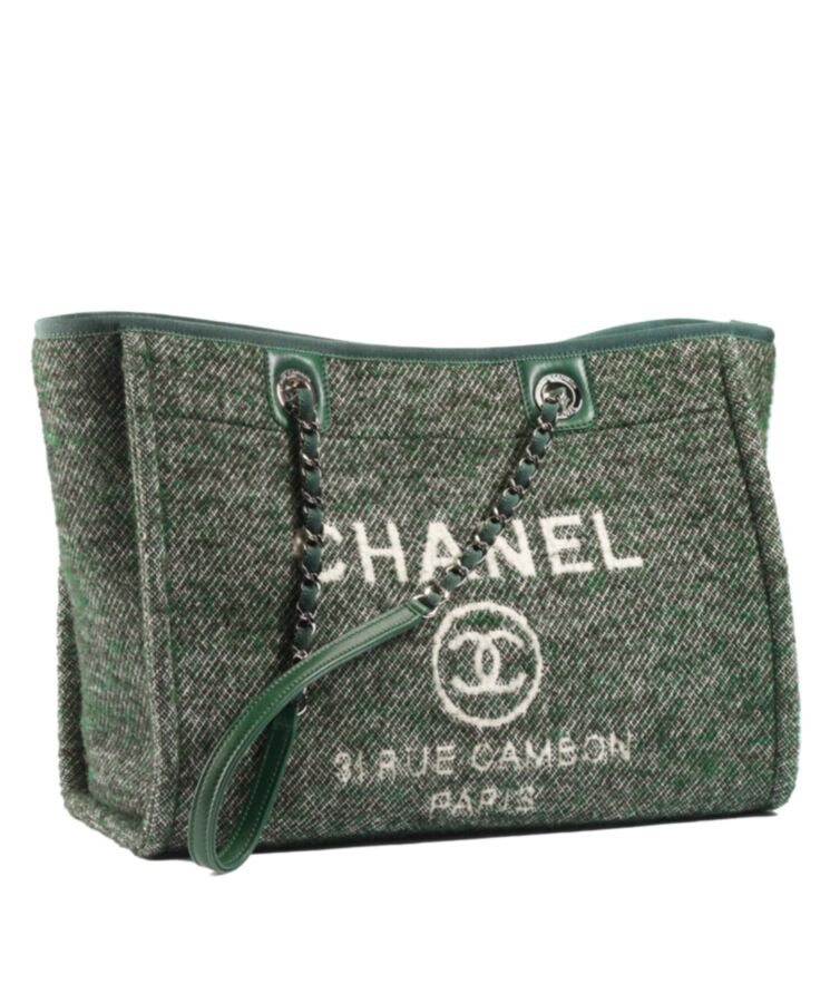 Cha.nel Shopping Bag A67001 Green