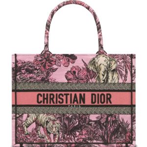 Di.ar Medium Di.ar, Di.ar Book Tote, Pink Di.ar Tote, Luxury Handbag, Di.ar Paris Signature Design