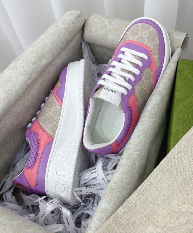 G.U.C.C Unisex GG Sneaker Purple