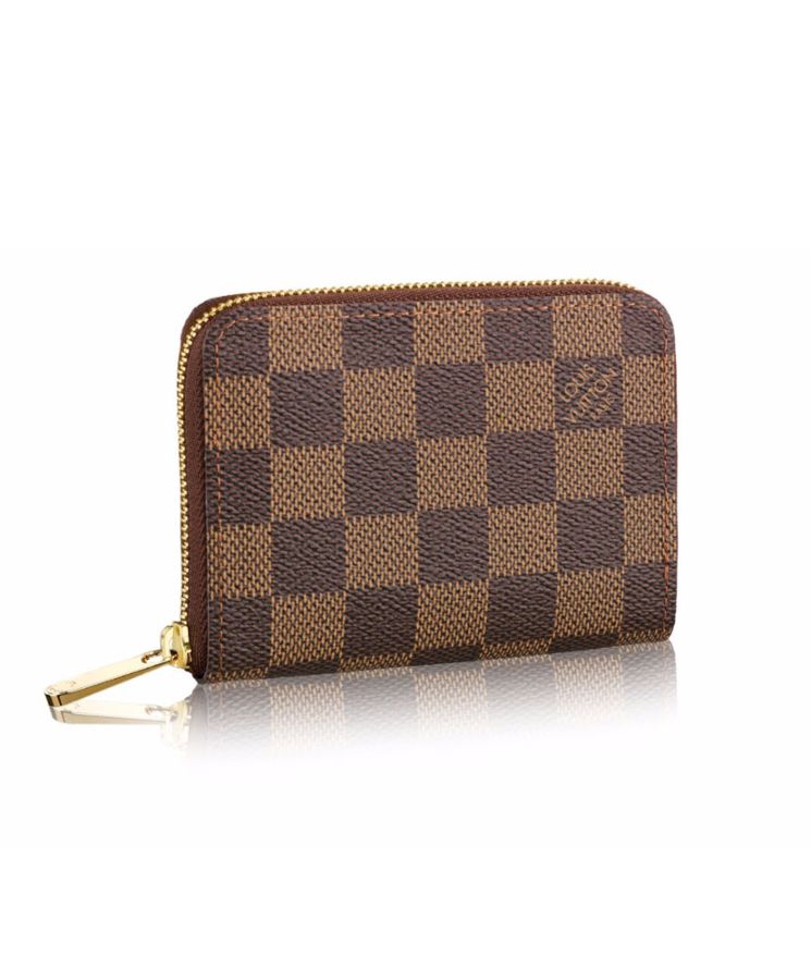 L.*V Zippy, Damier Canvas, Coin Purse, Luxury Wallet