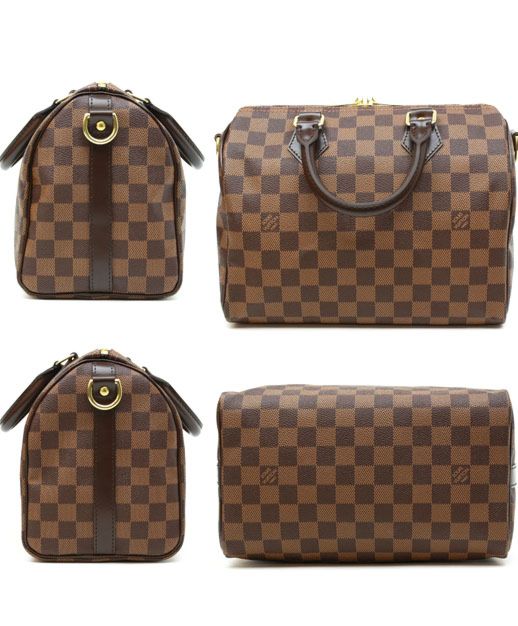 L.*V Damier Speedy N41181 Brown