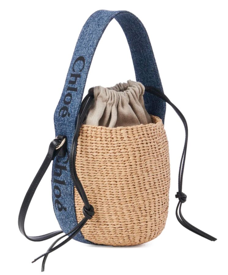 chl.oe Small Woody Basket Blue