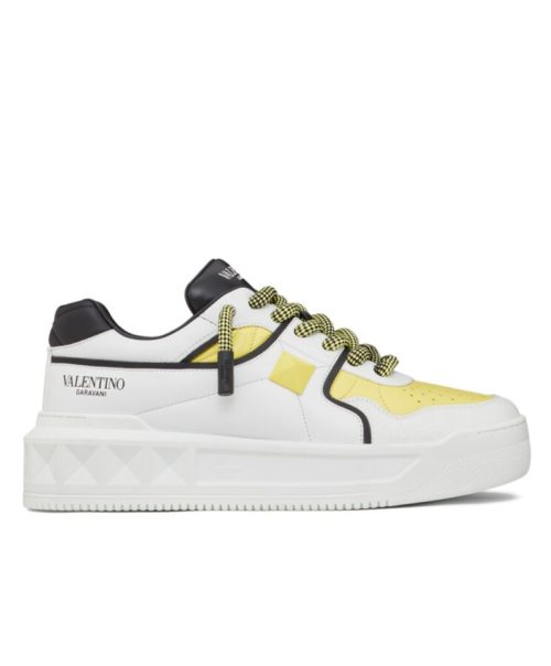 Valen.tino Unisex One, Luxury Footwear, Nappa Leather Sneaker