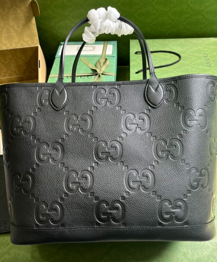 G.U.C.C Jumbo GG, Large Tote Bag, Pre-Fall 2023, GG Leather, Luxury Bag