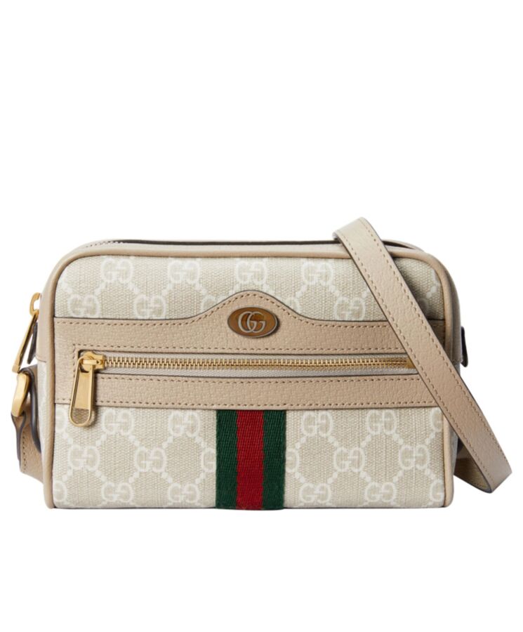 G.U.C.C Ophidia GG Mini Bag Cream