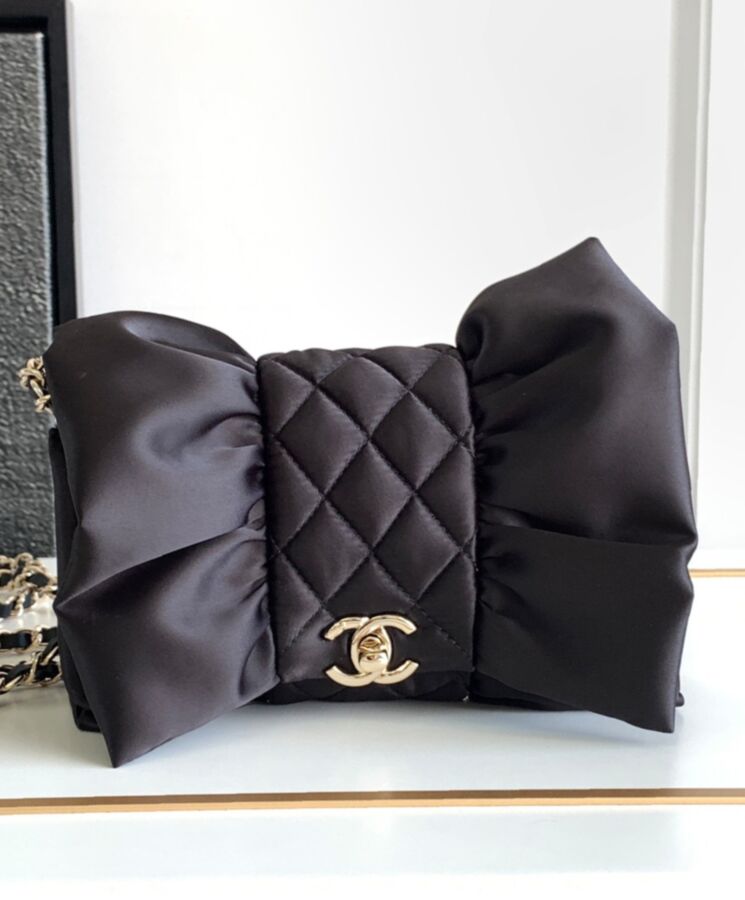 Cha.nel Clutch AS4098 Black