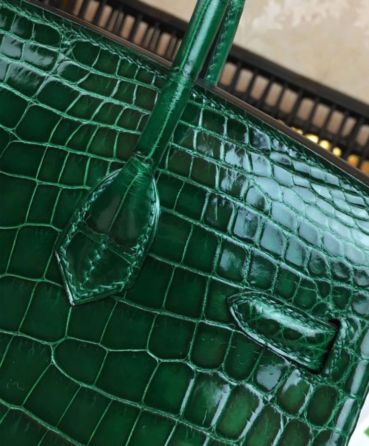 Her..mes Birkin 25, Crocodile Leather Bag, Luxury Handbag, Premium Her..mes Bag