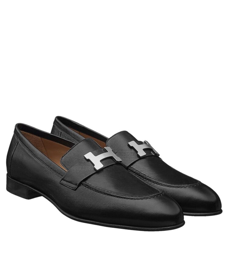 Her..mes Women’s Paris Fitted Loafer Black