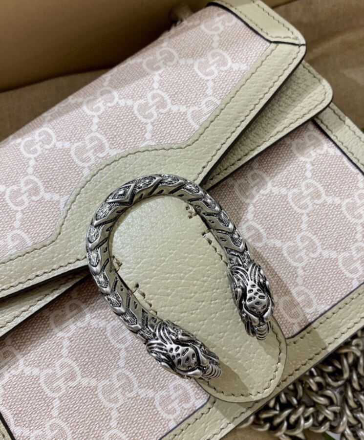 G.U.C.C Dionysus GG Mini Bag Cream