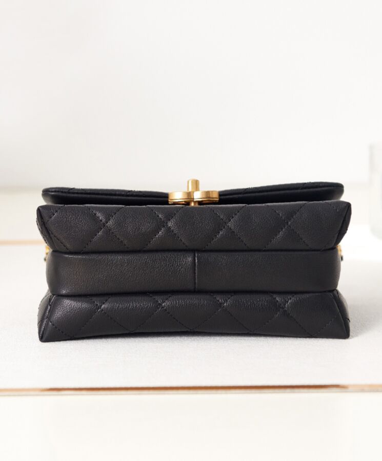 Cha.nel Small Flap Bag AS3994 Black