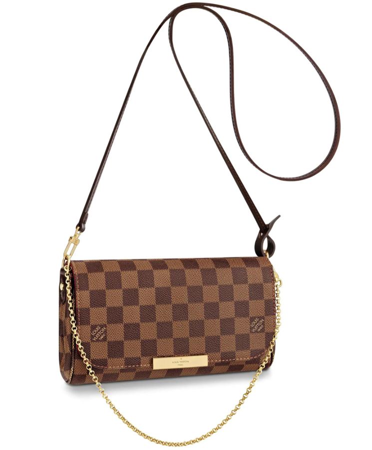 L.*V Damier Favorite N41276 Brown