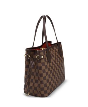 L.*V Damier Canvas Neverfull N41359 Brown