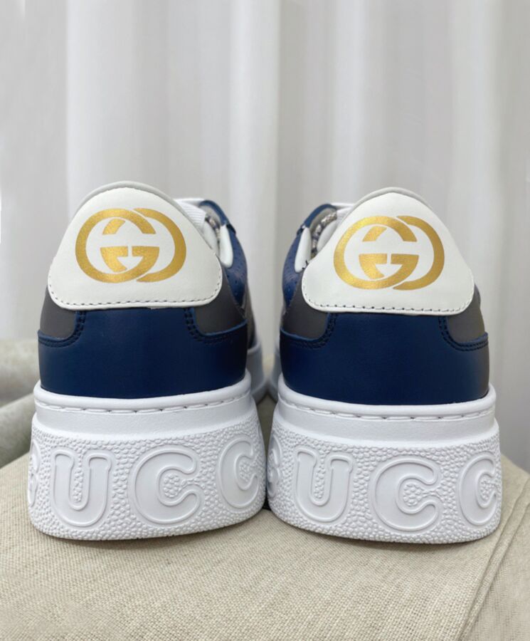 G.U.C.C Unisex GG Sneaker Dark Blue