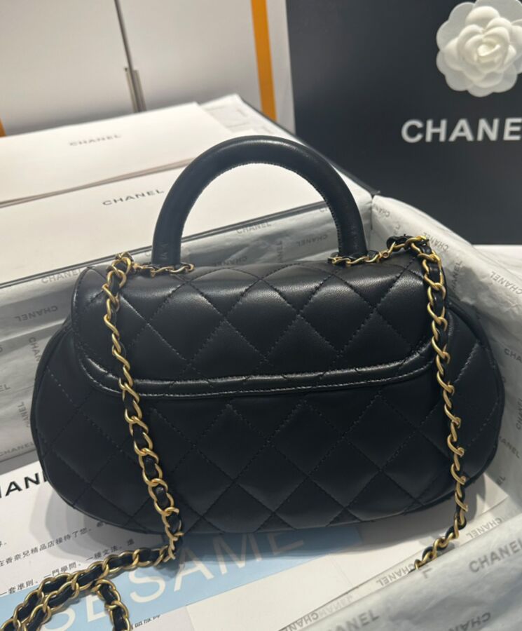 Cha.nel Bag With Top Handle AS4569 Black