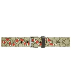 G.U.C.C Snake print, GG Supreme Belt, Alessandro Michele, GG Supreme canvas