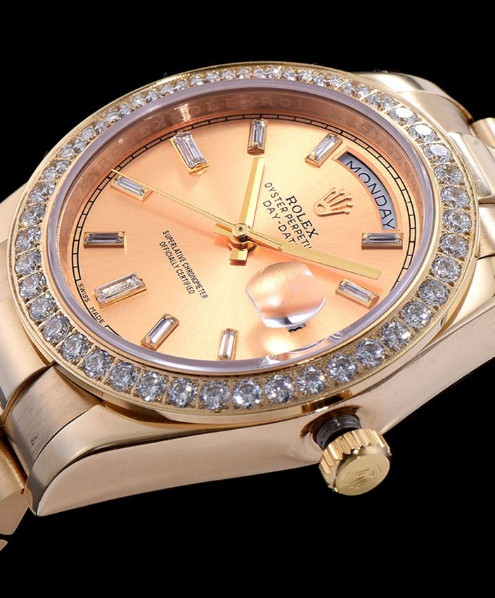 Ro.le.x Day-Date President Automatic Watch Golden