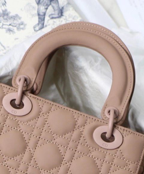 Di.ar Lady Di.ar, My ABCDi.ar Bag, Ultramatte Calfskin Purse, Cannage Stitching, Personalizable Bag